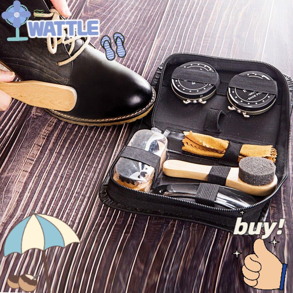 Bộ Dụng Cụ Chăm Sóc Giày Da Tại Nhà Tiện Dụng