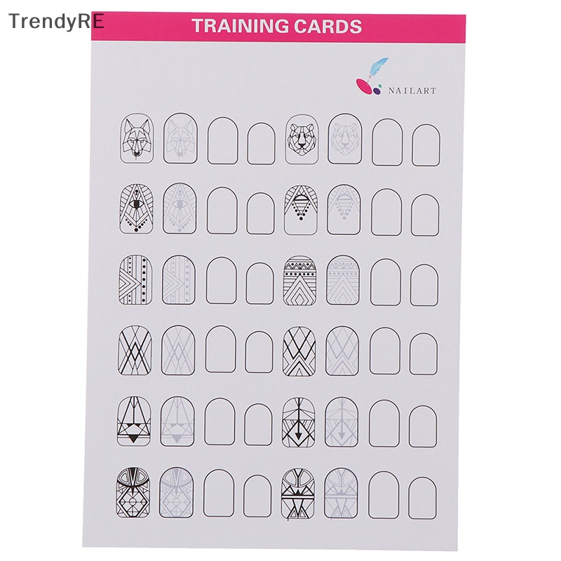 Sách Tập Vẽ Móng Tay 12 Ngăn Tiện Lợi