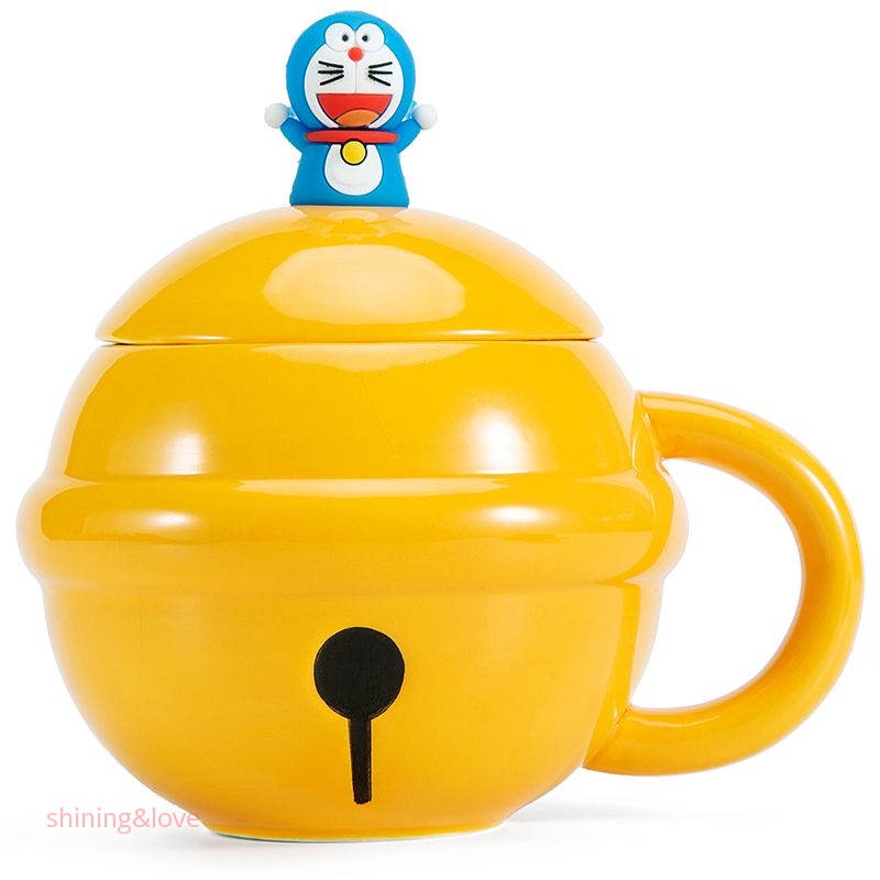Cốc Hình Doraemon Chịu Nhiệt Độ Cao Hoàn Hảo Cho Nhà Ở / Văn Phòng Và Hàng Ngày Siêu Dễ Thương