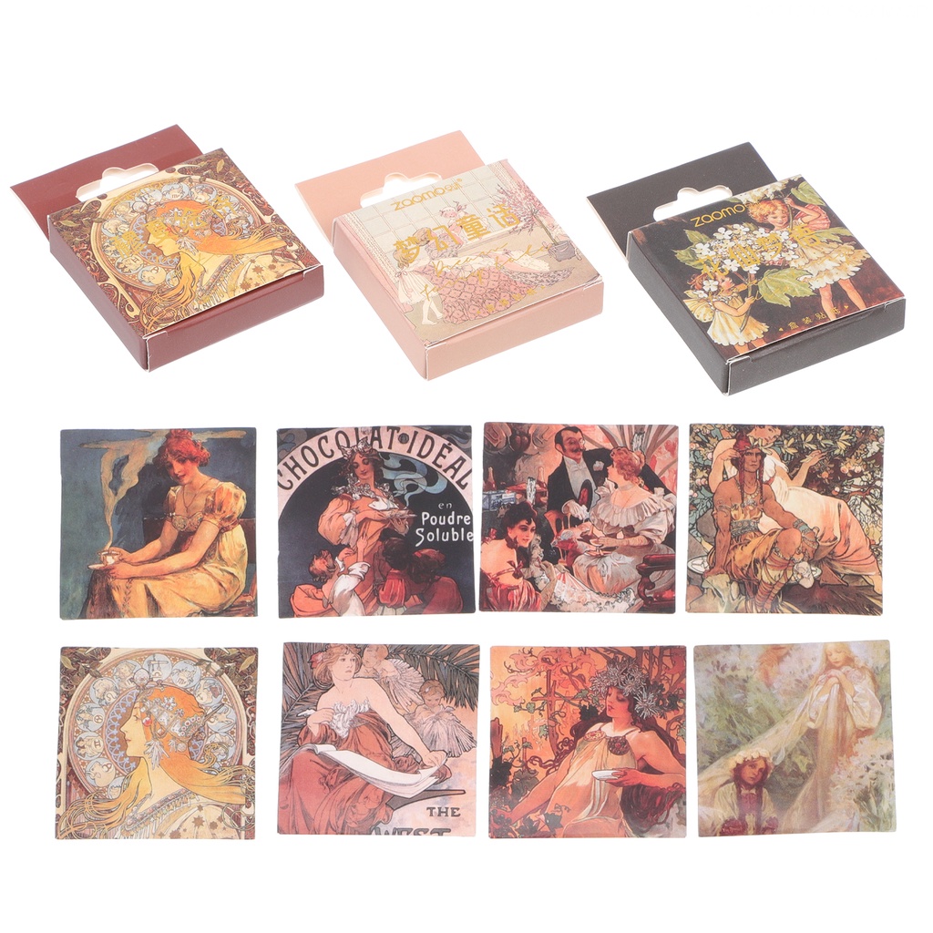 Set 3 Hộp Sticker Dán Trang Trí Laptop