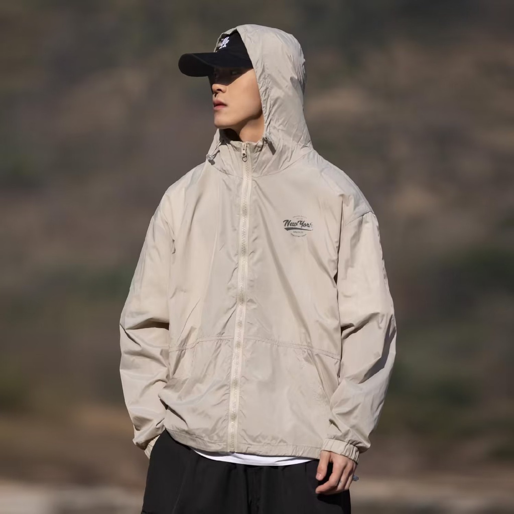 Áo Khoác Chống Nắng Bằng Lụa Lạnh Thoáng Khí Trọng Lượng Nhẹ Nhanh Khô Thời Trang Mùa Hè Cho Nam