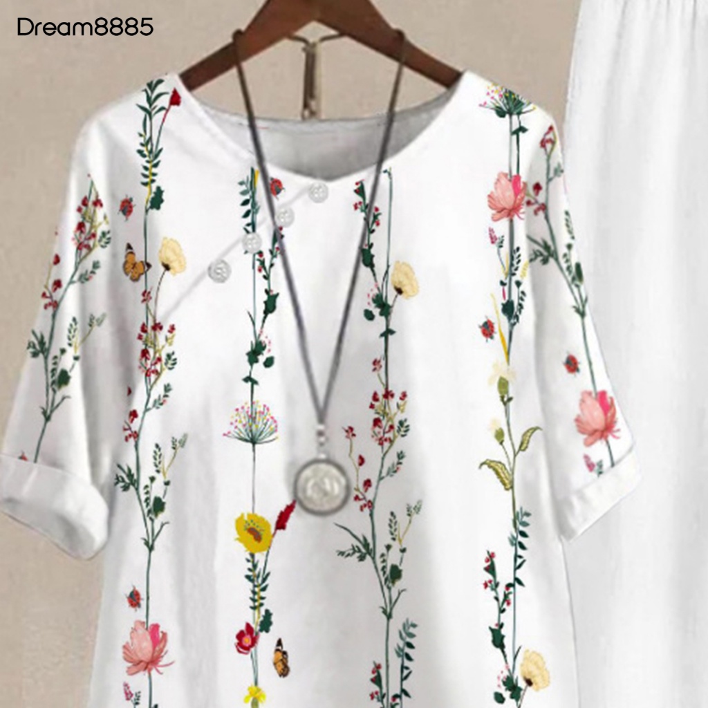 [Hàng Có Sẵn] Set 2 Món Áo Thun + Quần Dài Lưng Thun Mabrem85