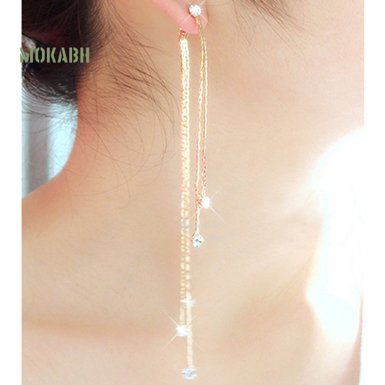 Bông Tai DạNg DàI Tua Rua ĐíNh Đá Xinh XắN