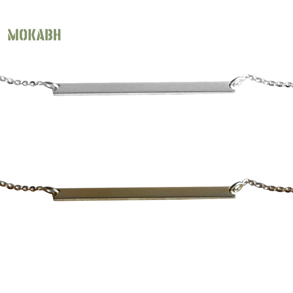 Vòng Tay Hợp Kim Mỏng Không Phai Hình Thanh Hợp Kim Đơn Giản Cho Nữ