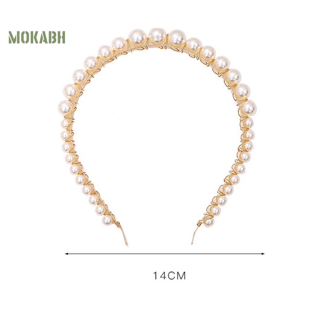 Băng Đô Cài Tóc Co Giãn Chống Trượt Trọng Lượng Nhẹ Màu Sắc Đơn Giản