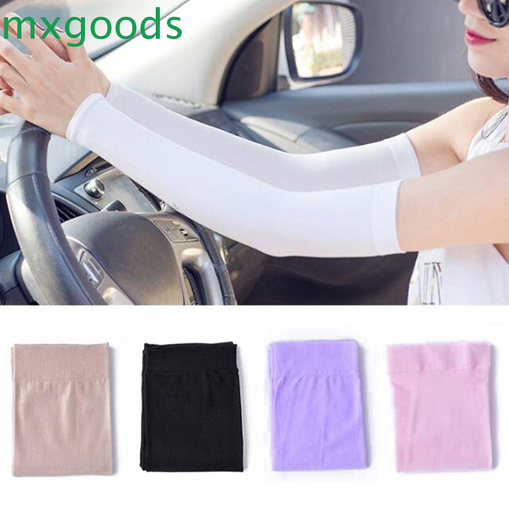Mxgoods Găng Cánh Tay Chống Nắng Chống Tia UV Màu Gradient Tiện Dụng Khi Đi Leo Núi / Đạp Xe