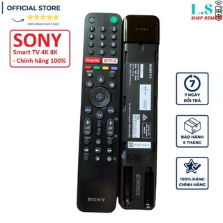Điều khiển tivi sony giọng nói chính hãng rmf-tx500p, remote sony thông minh tx500p - hàng mới, bh 12 tháng