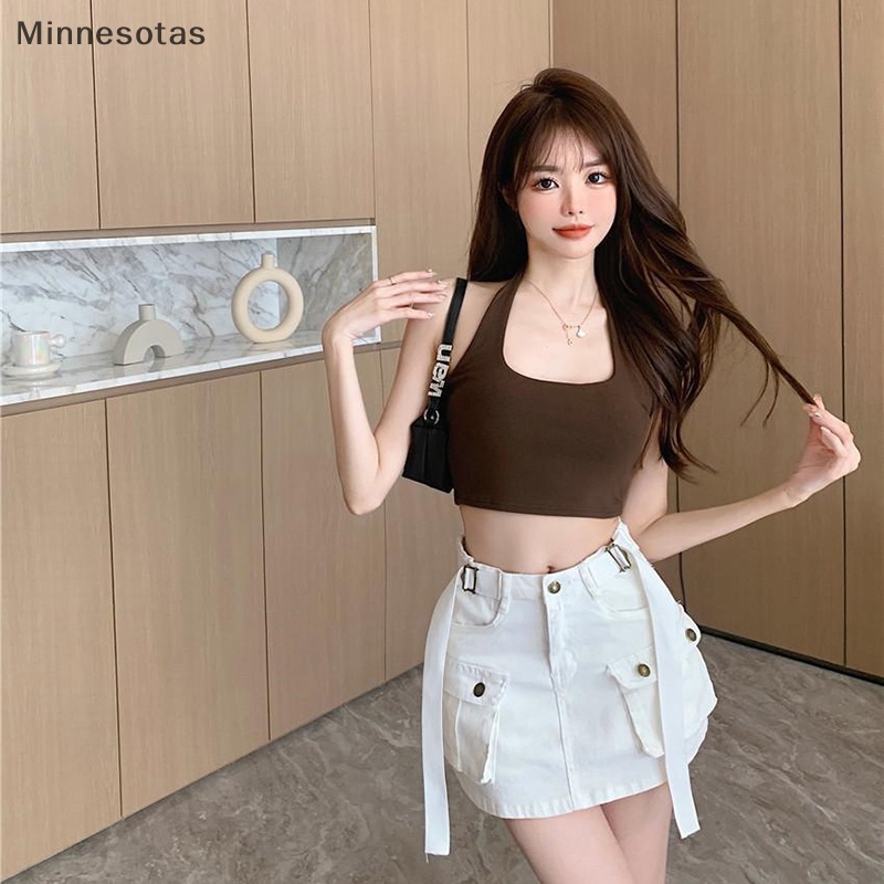 Chân Váy jean Có Túi Thời Trang Đường Phố Xuân Hè 2023 Giặt Được Cá Nhân Hóa mns