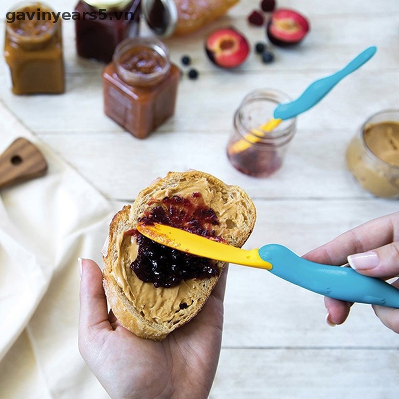 Muỗng Silicone Trộn Gia Vị Chống Dính Tiện Dụng Cho Nhà Bếp