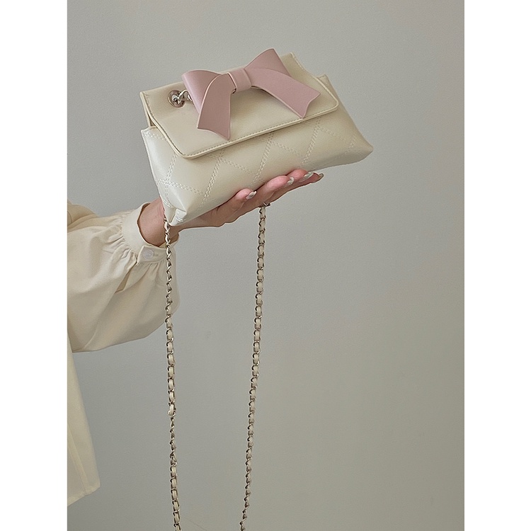 Túi Đeo Chéo Mini Đính Nơ Dễ Thương Thời Trang