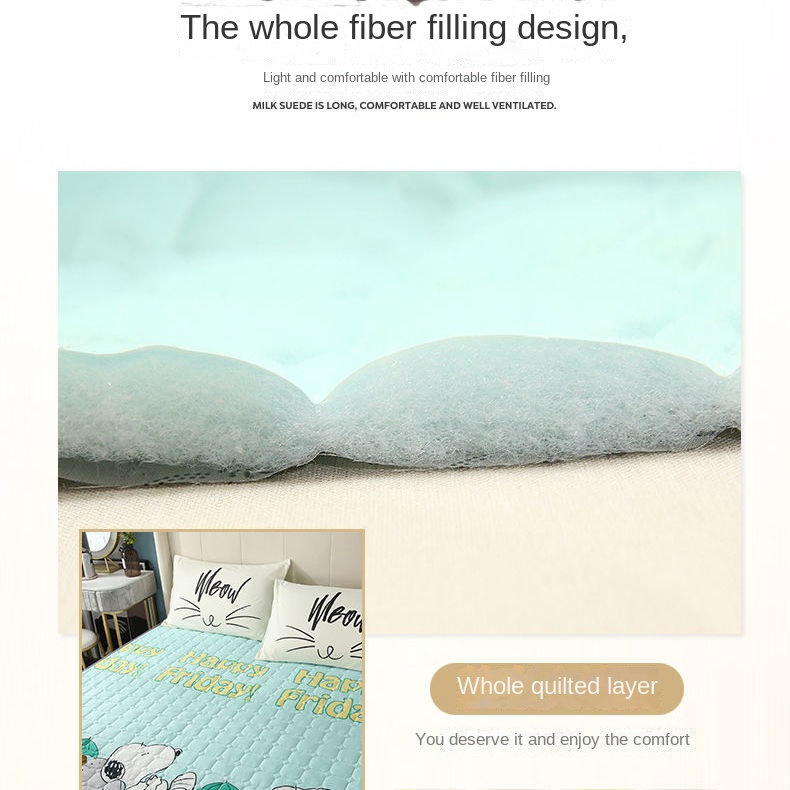 Nệm Cao Su Latex Chống Trượt Mùa Hè 90 / 120 / 150 / 180 / 200 / 220 * 200cm