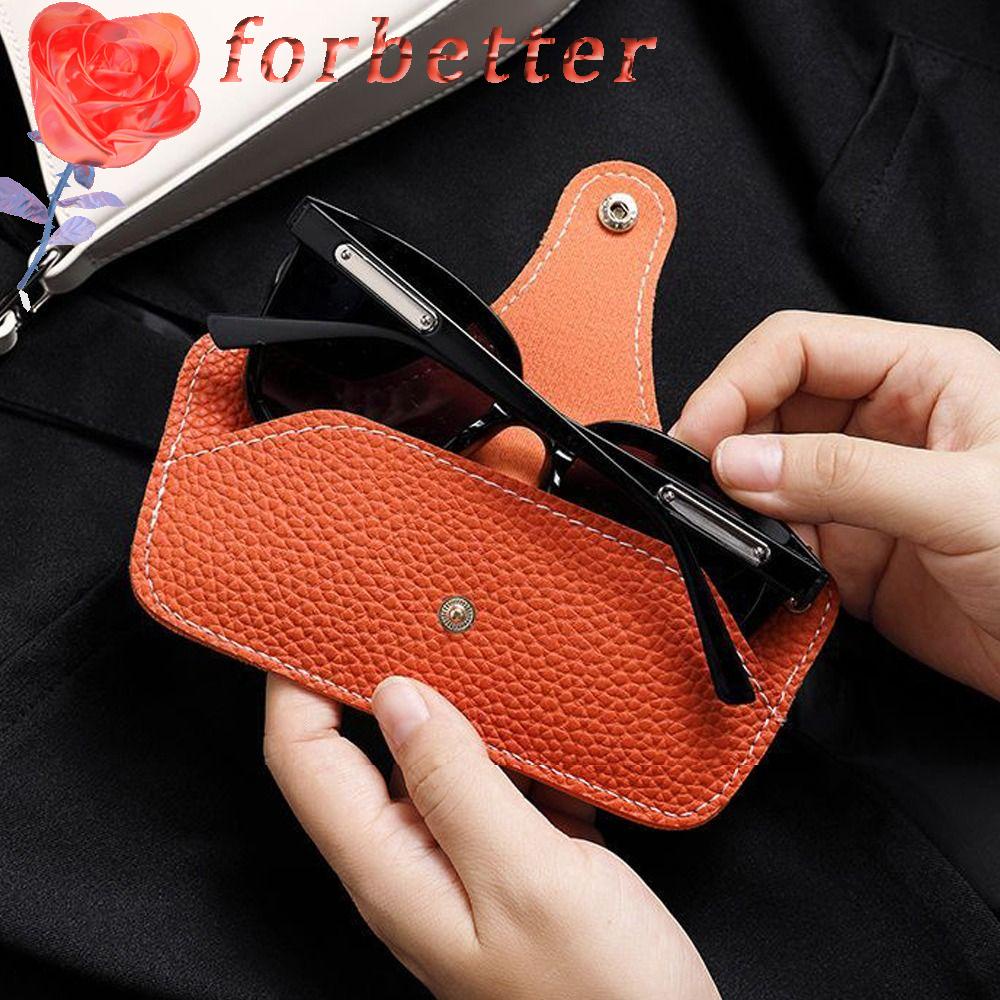 Hộp Bảo Vệ Mắt Kính Chống Thấm Nước Mềm Mại Hình Hoa Trà Gắn Móc Khóa Tiện Dụng Cho Nam Và Nữ