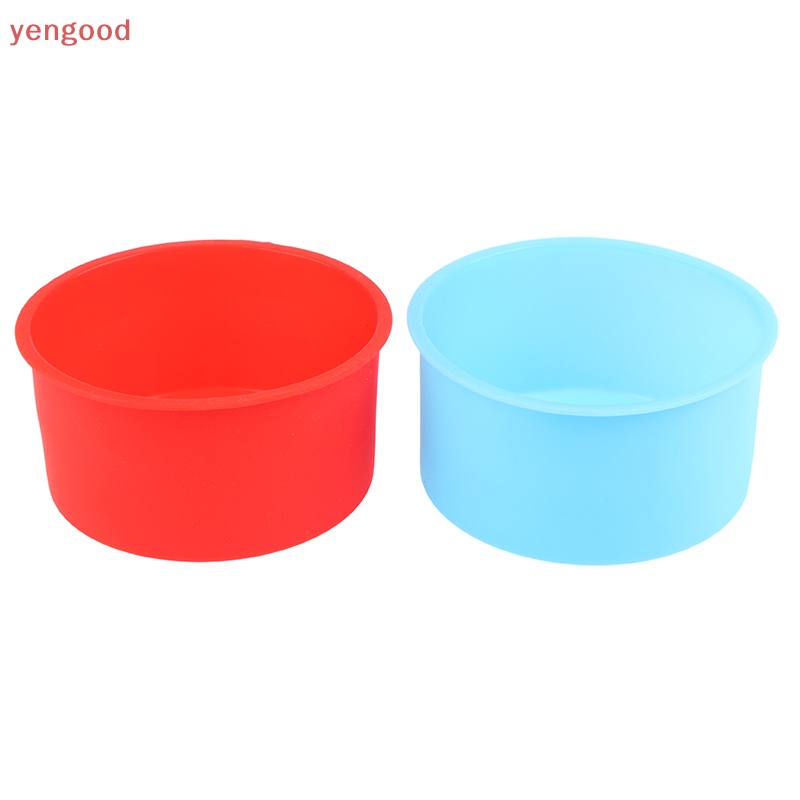 1 Khuôn Nướng Bánh Tròn Mini 4 Inch Bằng Silicone Chống Dính
