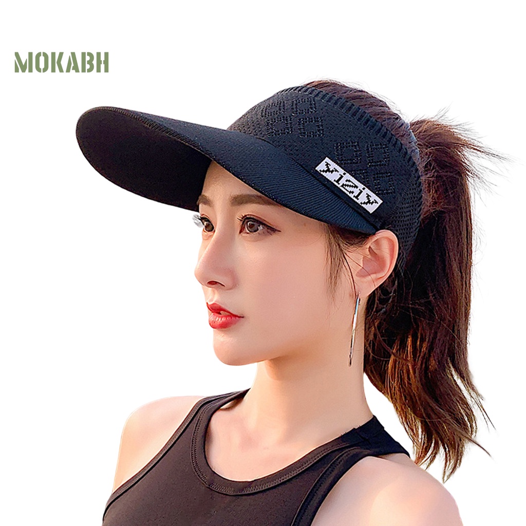 Mũ Lưỡi Trai Hở Chóp Chống Tia UV Có Thể Điều Chỉnh Thoáng Khí Thời Trang Mùa Hè Cho Nam Và Nữ