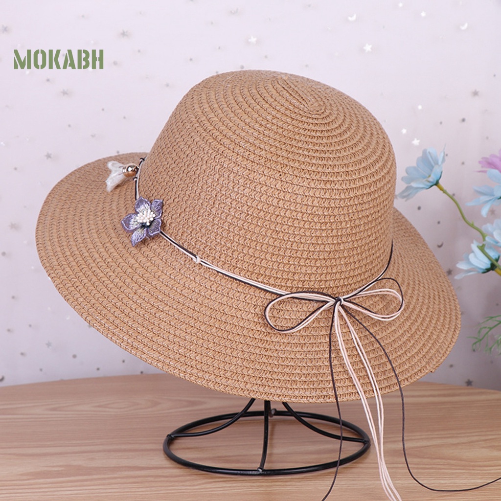 Nón Cối Rộng Vành Màu Sắc Đơn Giản Cho Nữ