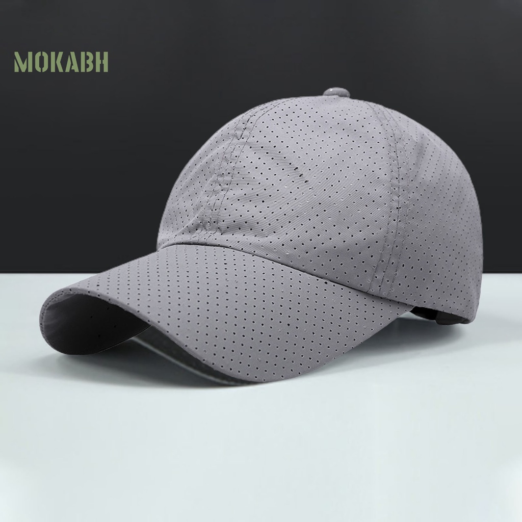 Mũ Lưỡi Trai Bằng Lưới Mềm Mại Màu Trơn Thời Trang Mùa Hè