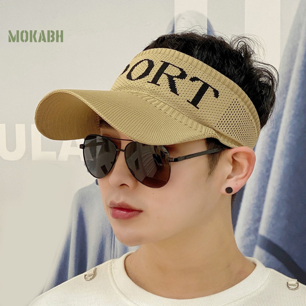 Mũ Lưỡi Trai Chống Nắng In Chữ Màu Sắc Tương Phản Thời Trang