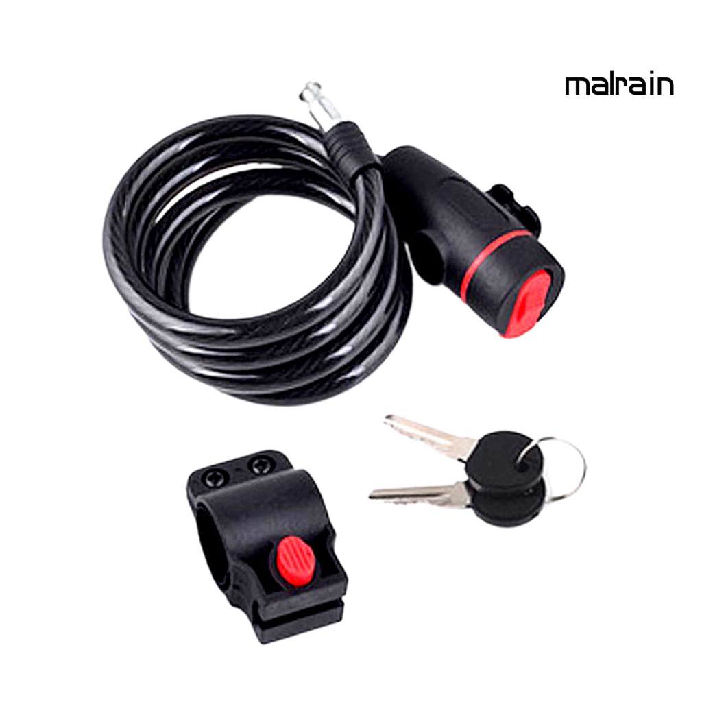 1 Bộ Ổ Khóa Xe Đạp Leo Núi Bằng Kim Loại Độ Bền Cao Kèm Chìa Khóa Tiện Dụng Cho Gia Đình