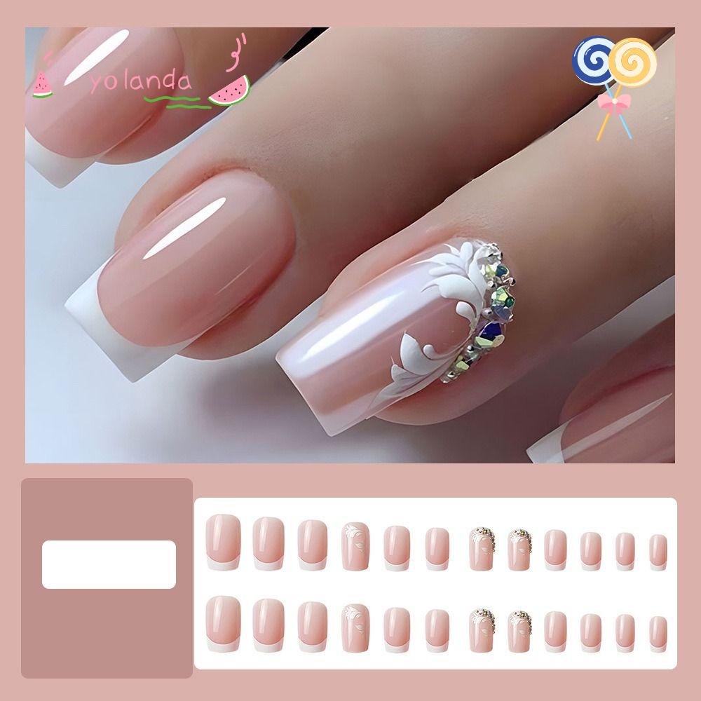 Móng Tay Giả Dạng Nhấn Phong Cách Pháp Độc Đáo DIY