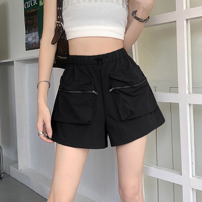 Quần Short Chữ A Dáng Rộng Thiết Kế Mới Thời Trang Mùa Hè Theo Phong Cách