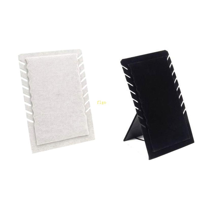 Flgo Giá Đỡ Trưng Bày Trang Sức Vòng cổ Bằng Vải Flannel Không Dễ Biến Dạng
