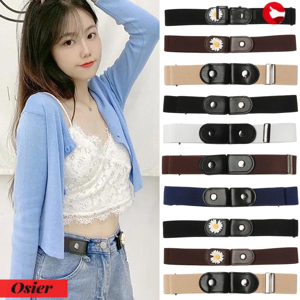 Thắt Lưng Co Giãn Họa Tiết Hoa Cúc Xinh Xắn Cho Nam Nữ 1