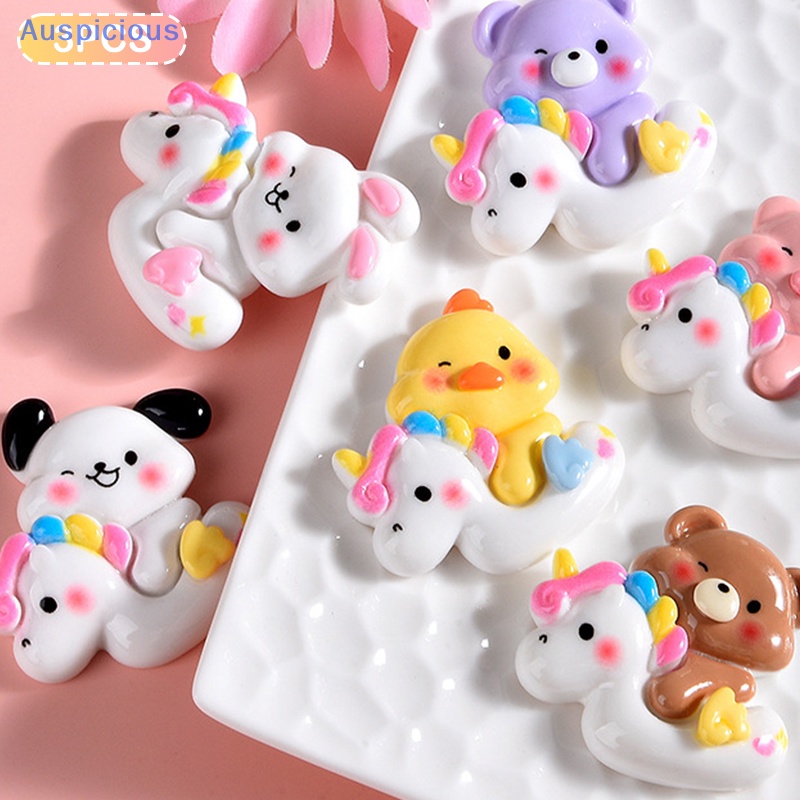 Set 3 Mô Hình Kỳ Lân Mini Bằng Nhựa Resin Trang Trí Điện Thoại / Xe Hơi DIY