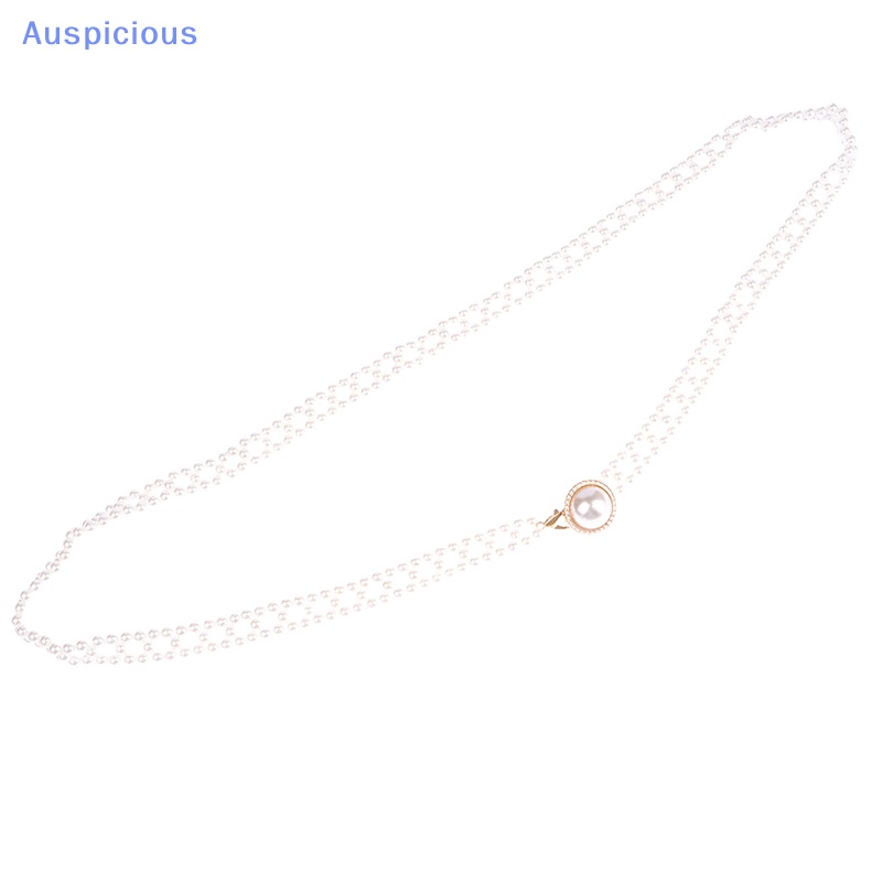 Thắt Lưng Chuỗi Dài Đính Ngọc Trai Thanh Lịch Hợp Thời Trang Cho Nữ