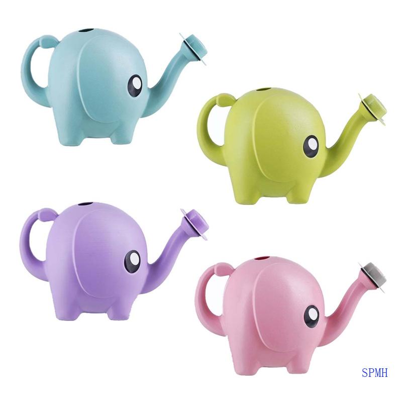 Bình Tưới Nước Bằng Nhựa Hình Voi Hoạt Hình Đáng Yêu Cho Trẻ Em