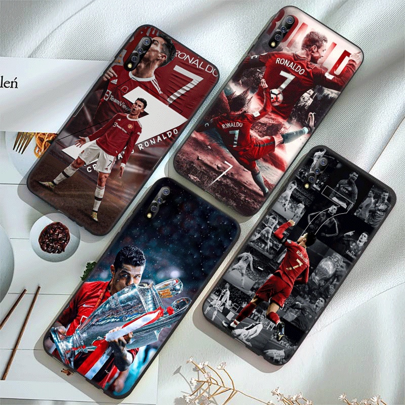 Ốp Điện Thoại Dẻo Viền Đen Hình Cristiano Ronaldo CR7 Cho Vivo Y11 Y11S Y20i Y20S Y17 Y12 Y15 U3 Y19 Y20 2020 Y20 Y30 2021
