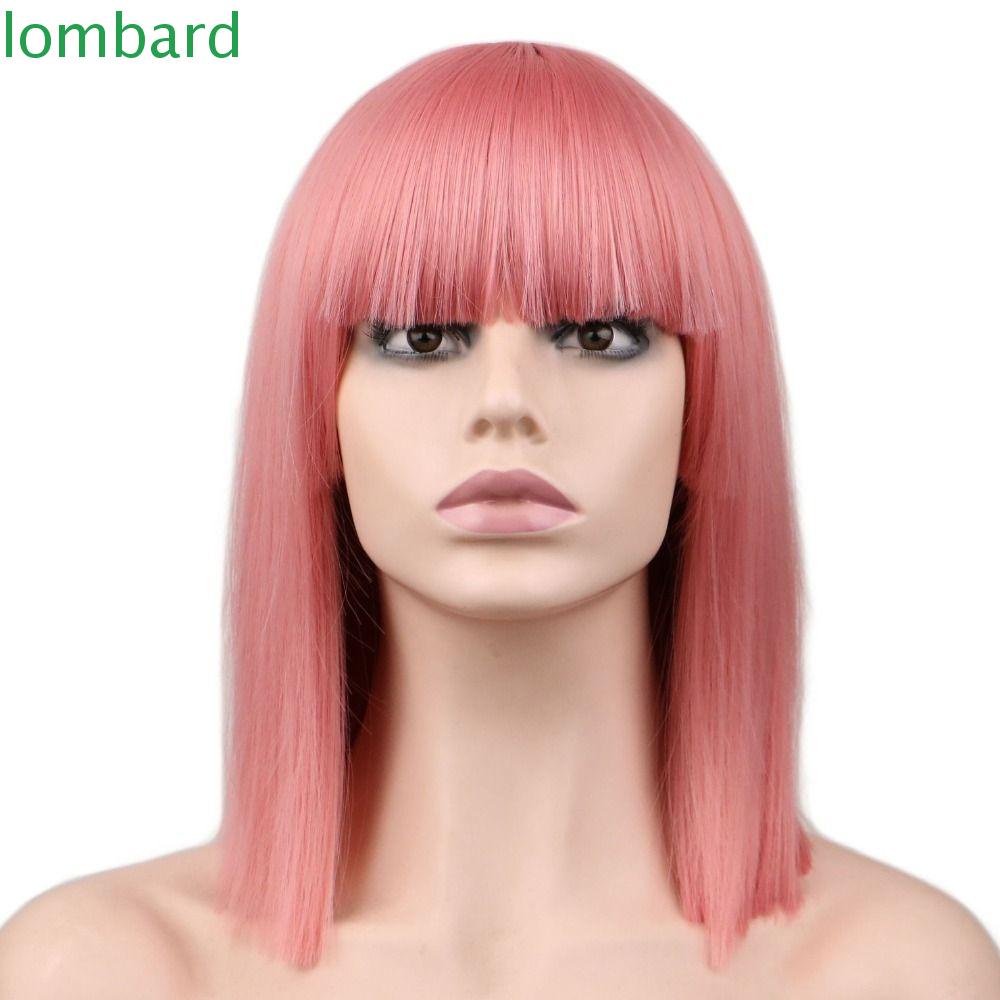 Bộ Tóc Giả Bob Màu Đen Dùng Hóa Trang Nhân Vật Phim Hoạt Hình LOMBARD