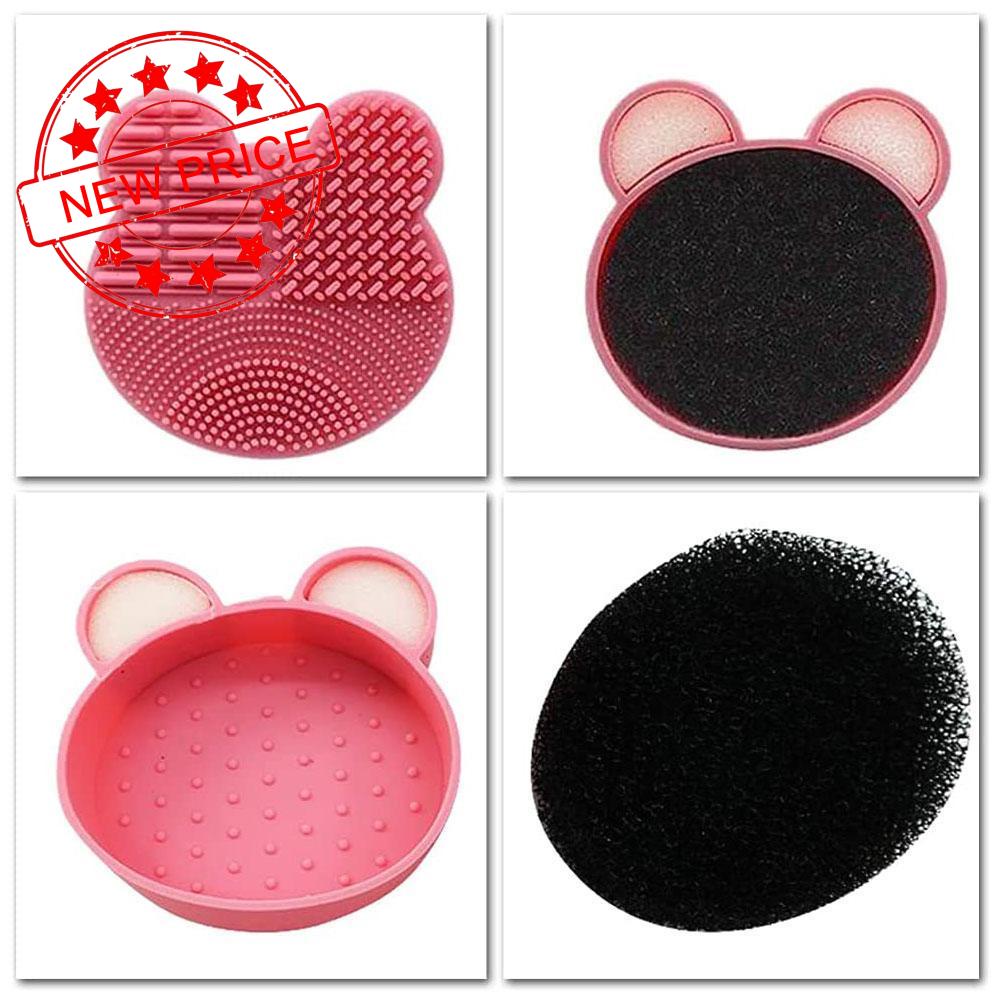 Dụng Cụ Vệ Sinh Cọ Trang Điểm Hình Gấu Dễ Thương C8K3