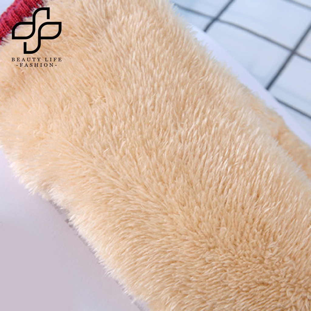 Găng Tay Phủ Lông Giữ Ấm Chống Gió Cho Bé