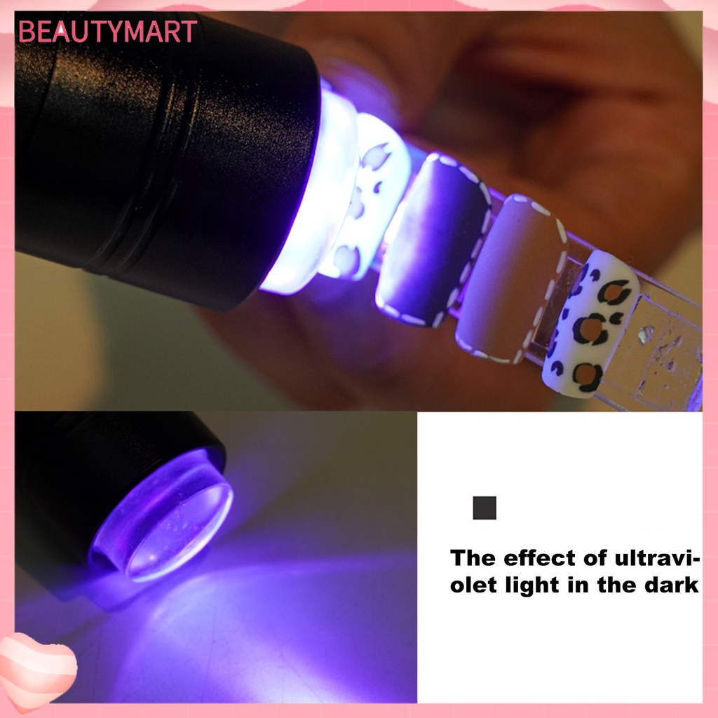 Đèn UV Silicone Cầm Tay Gọn Nhẹ Nhanh Khô Chuyên Dụng Làm Móng Cho Nữ