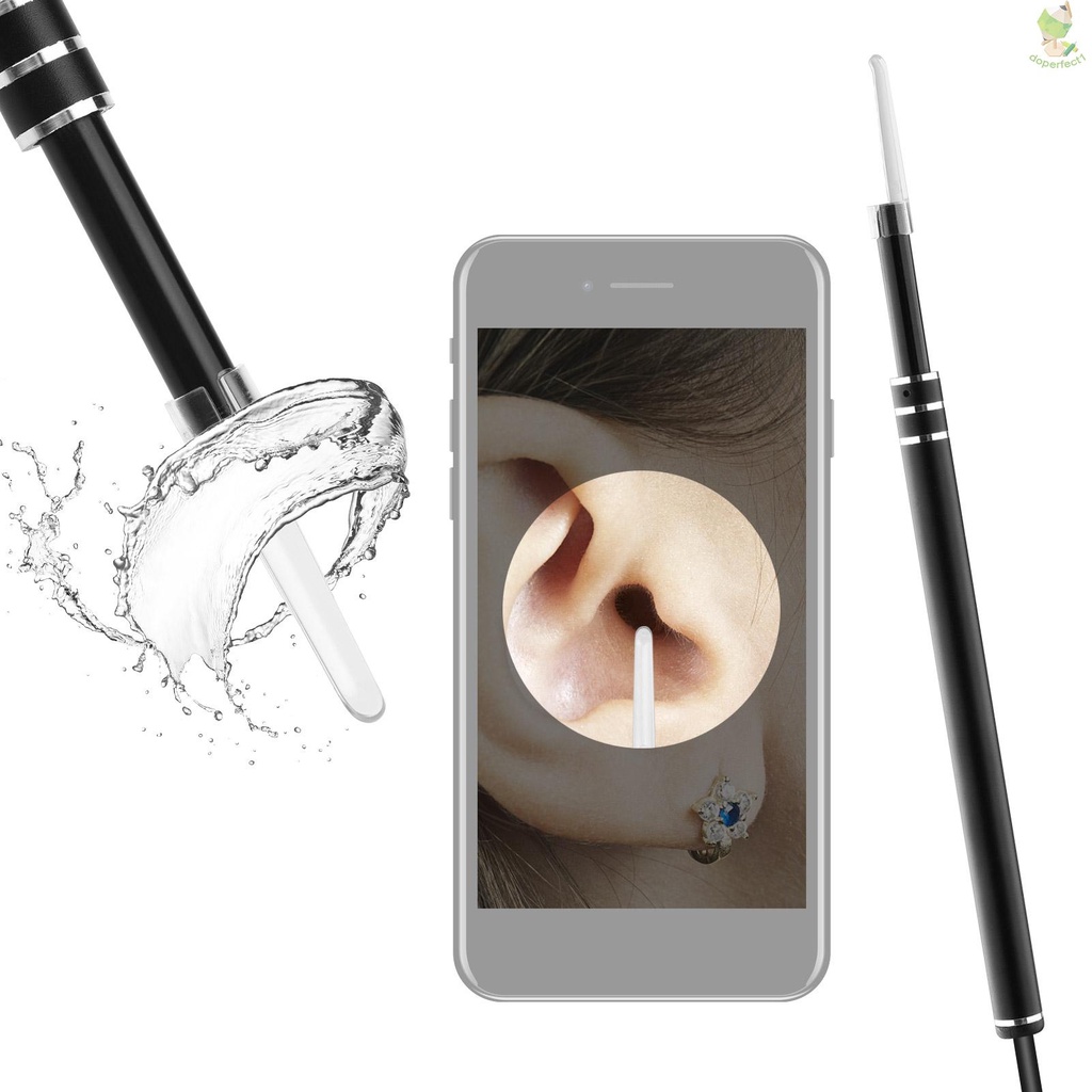 720P Visual Ear Cleaner Ear Wax Removal Endoscope Otoscope 1 Mega Pixels for Smartphone Tablet Computer Cleaning Ear Mou   Came-6.5