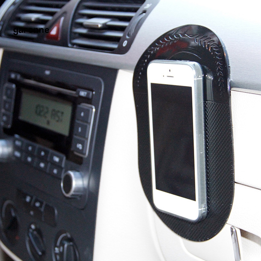 Giá Đỡ Điện Thoại / GPS Hình Oval Bằng Silicon Chống Trượt Tiện Dụng Cho Xe Hơi