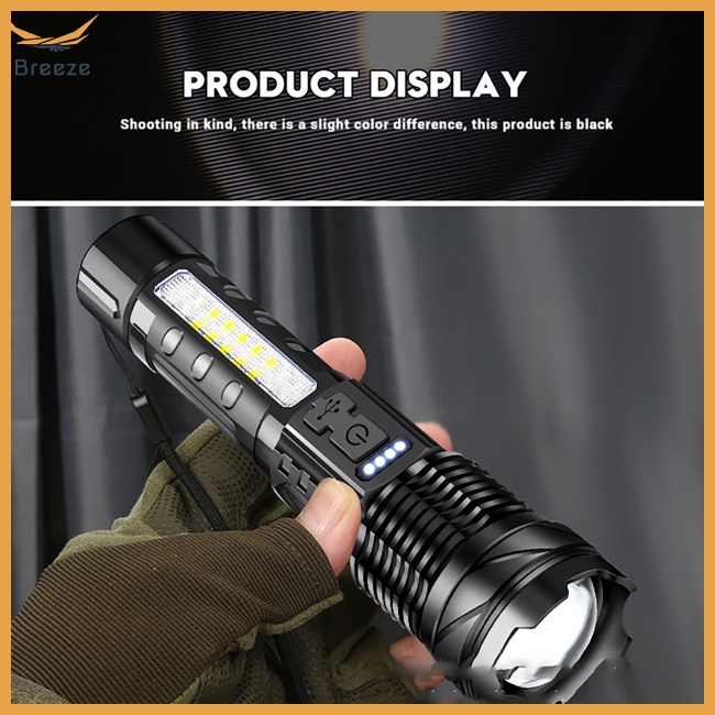 Đèn Pin Mini Cầm Tay Sạc Usb Tiện Lợi Dành Cho Làm Việc Ngoài Trời