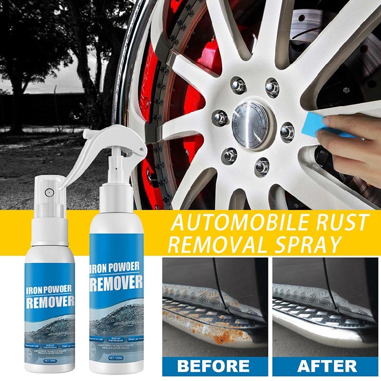 Mamy Car Rust Stain Remover Spray Cleaning Iron Remover Protects Iron Metal Surfaces