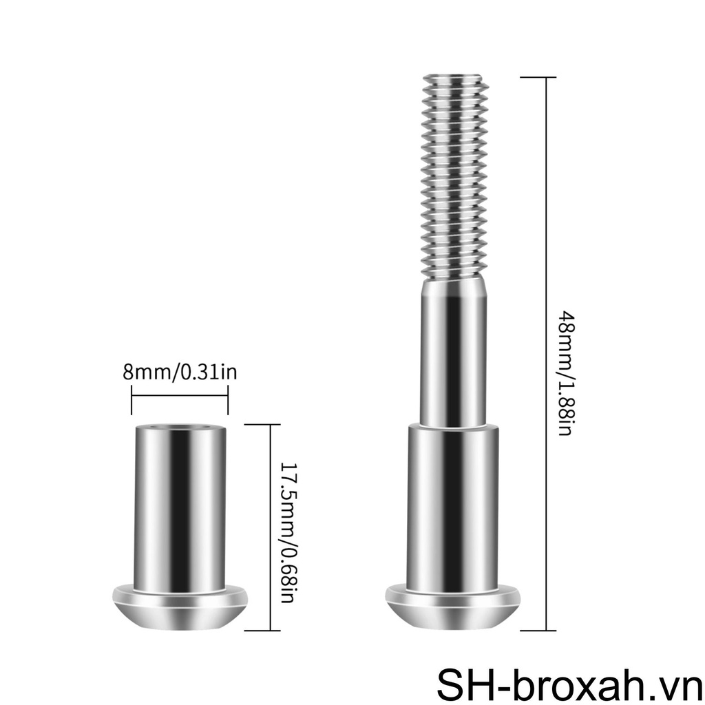 Thanh Nối Dài Kèm Ốc Vít Nhỏ Gọn Nhẹ Thay Thế Chuyên Dụng Cho Ván Trượt Điện Mijia M365