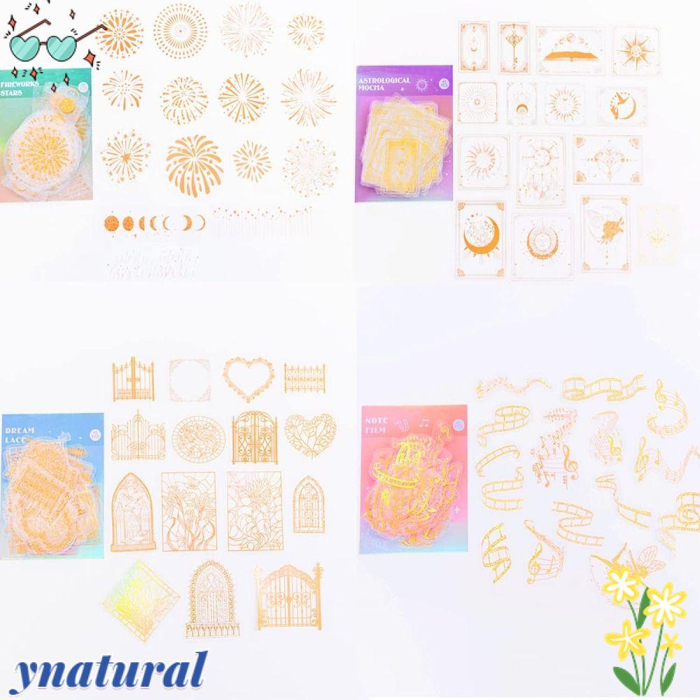 Sticker Giấy Foil Dán Trang Trí Sổ Tay Sổ Lưu Niệm