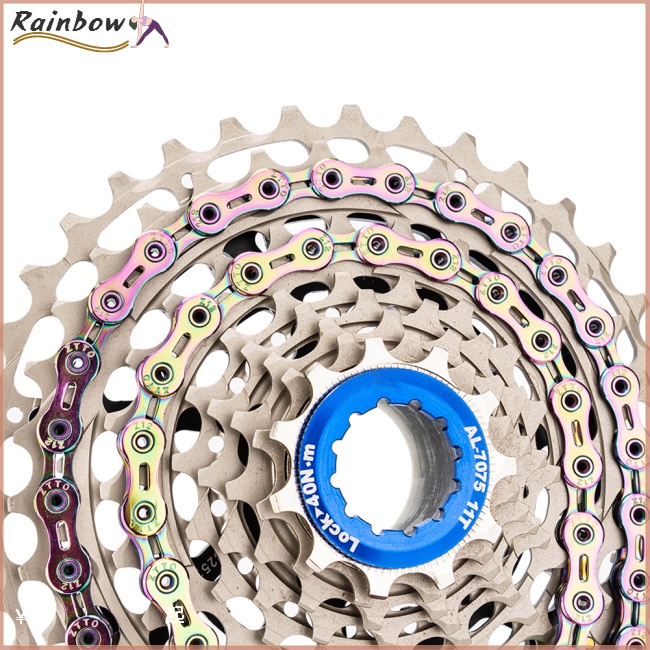 Dây Xích Xe Đạp Leo Núi 12 Tốc Độ 126 Khớp Siêu Nhẹ Chống Rỉ Sét Có Thể Tái Sử Dụng