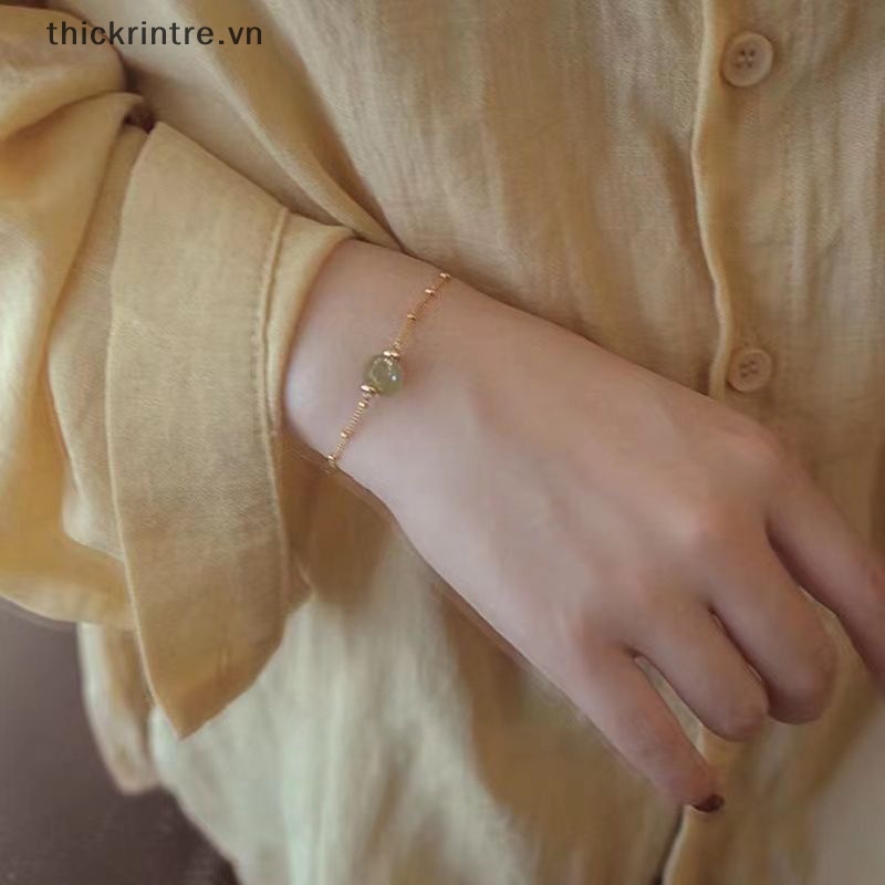 Vòng Tay May Mắn Dạng Hạt Dễ Phối Đồ Thời Trang Cho Nữ