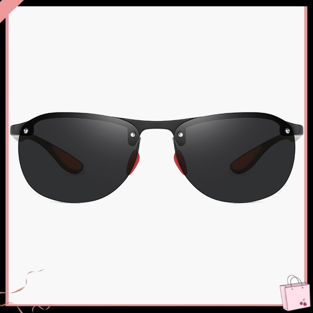 Kính Mát Phân Cực Chống Tia UV Hình Chữ Nhật Thời Trang Mùa Hè Cho Nam