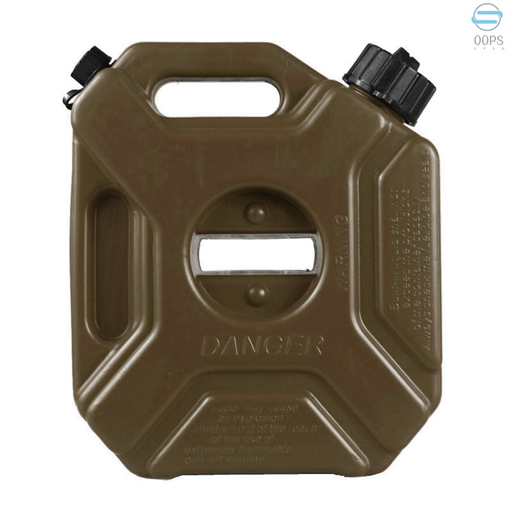 Bình Đựng Nhiên Liệu 1.3 Gallon Dung Tích 5L Chống Tĩnh Điện Có Khóa Và Chìa Khóa Cho Xe Hơi Xe Tải SUV ATV
