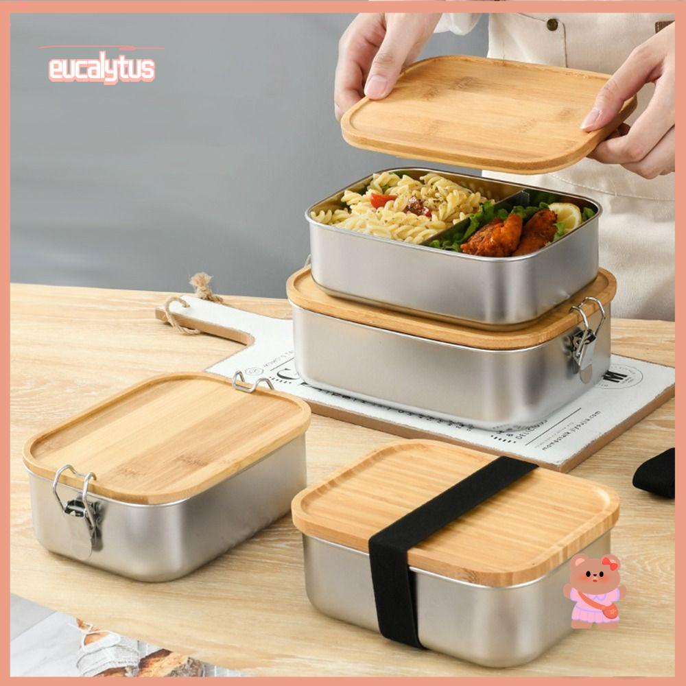 Hộp Đựng Thức Ăn Trưa Bằng Thép Không Gỉ Có Thể Hấp Thụ Được