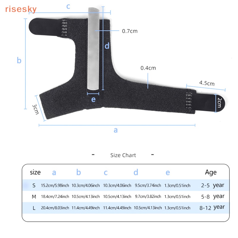 1 Đai Nẹp Ngón Tay Cái Bảo Vệ Chống Bong Gân Cho Trẻ Em