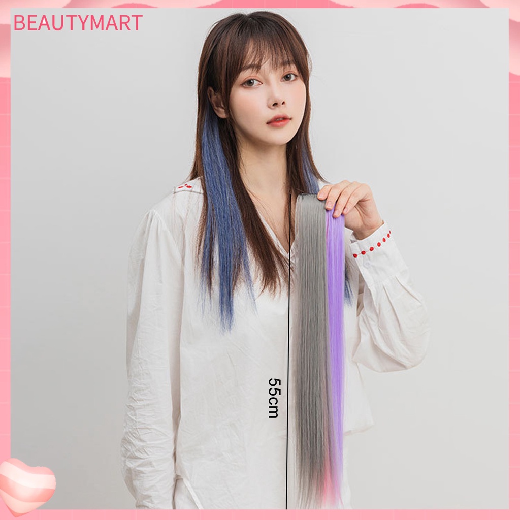 Bộ Tóc Giả Nối Dài Nhiều Màu Mượt Mà Không Để Lại Dấu Vết Cho Nam Và Nữ