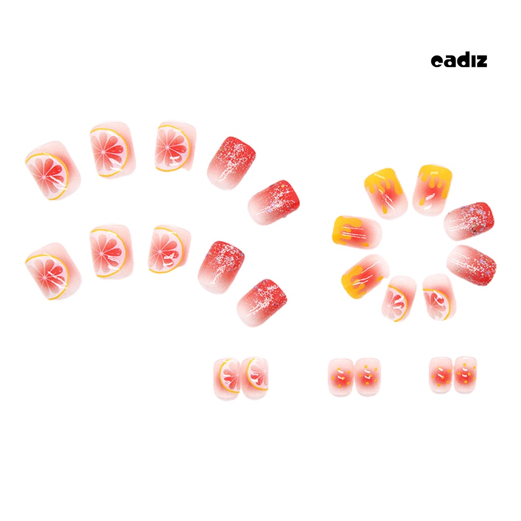 1 Bộ Móng Tay Giả Che Phủ Toàn Diện Chống Phai Màu Có Thể Tháo Rời Cho Salon