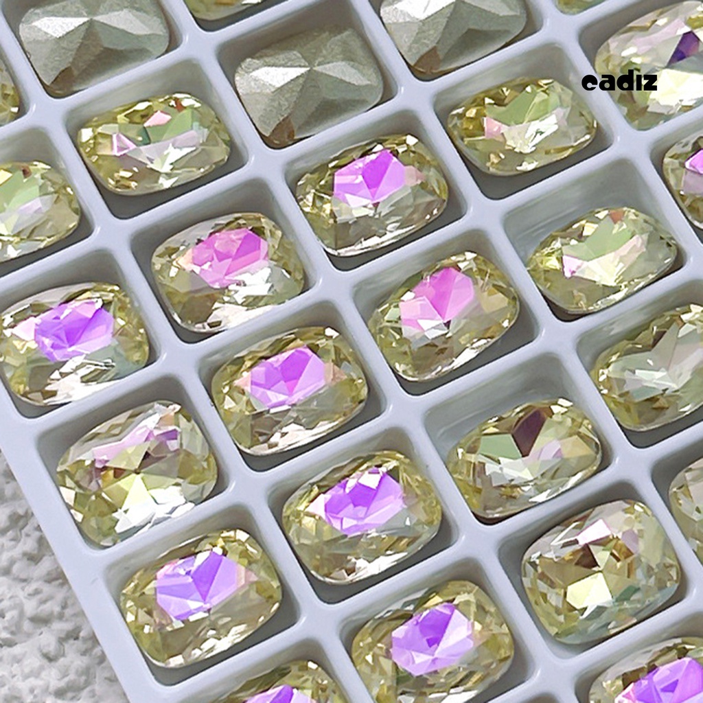 Set 10 Phụ Kiện Đính Đá 3D Nhiều Hình Dạng Sang Trọng Trang Trí Móng Tay Nghệ Thuật