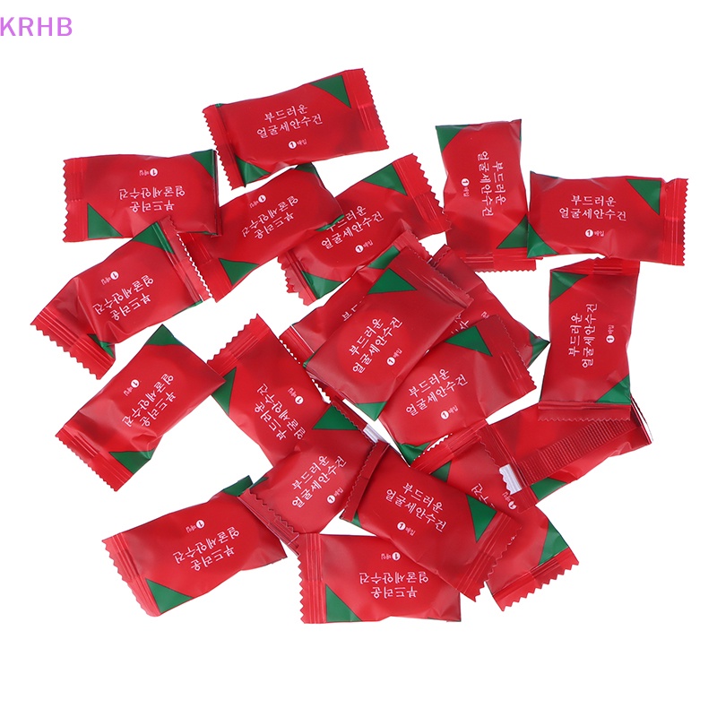 Set 20 Khăn Giấy Dạng Nén Dùng Một Lần Tiện Lợi Khi Đi Du Lịch Mới